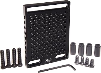 XLCS Backplate for Blackmagic Micro Cage | Micro Studio Camera 4K G2 | Original Micro Cinema Camera | BMMCC | Cheese Plate | BMMSC 4K G2 | Cinema Rig | Modular Design