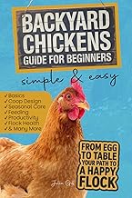 Backyard Chickens guide for Beginners: The Complete Guide to Raising Healthy Hens, Building a Backyard Coop, and Mastering Chicken Care with Confidence. Simple and easy steps