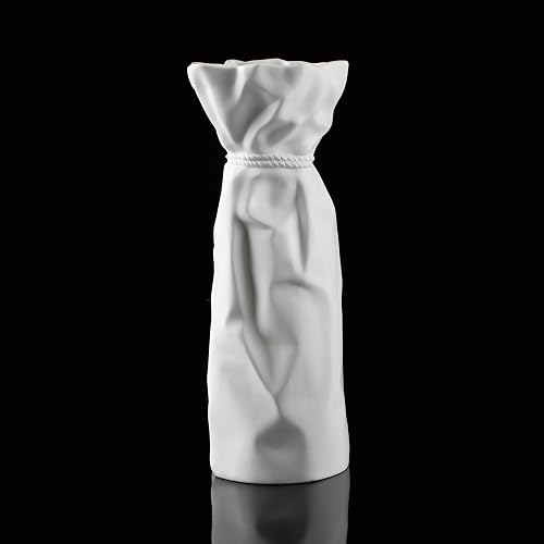 Kaiser Papyrus 14-003-54-1 Porcelain Vase Bisque Porcelain 30 x 11.5 x 11 cm White