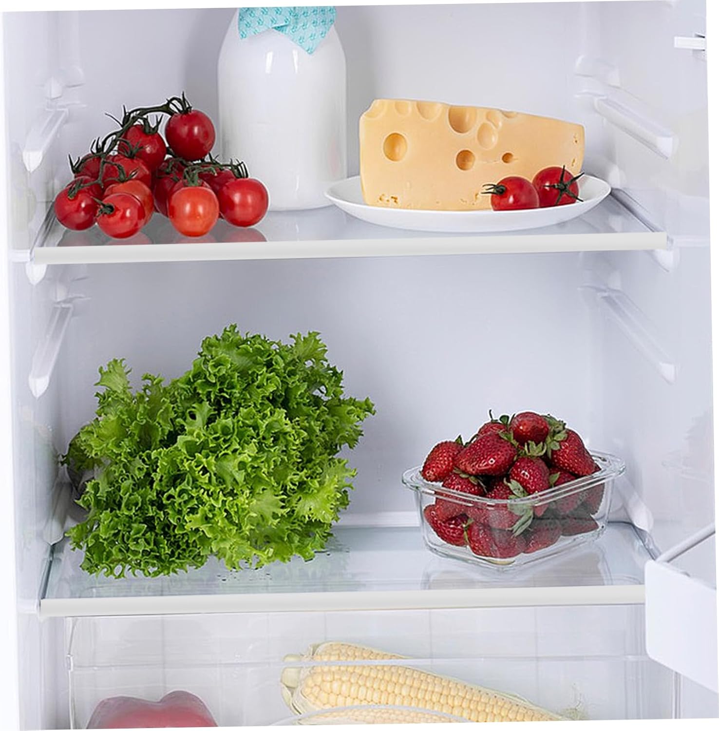 Gadpiparty Refrigerator Replacement Parts Glass Shelf for Fridge Fridge Shelf Bracket