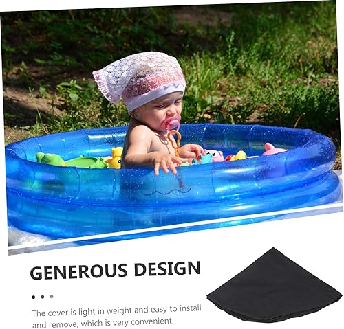 Miniatura 8 de Happyyami 3pcs Pool Cover Collapsible Pool for Kids Mat for Solar Pool Pet Tub Pool Protector Pools for Kids Childrens Pool Pet Swimming Pool