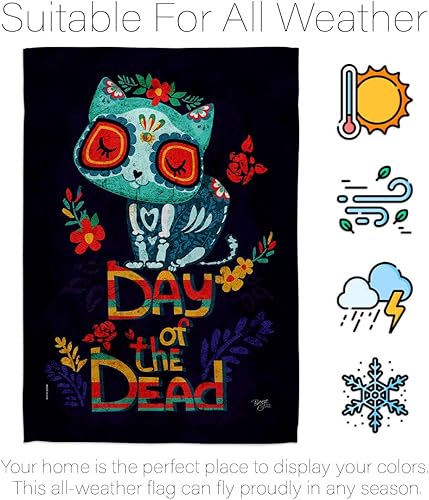 Miniatura 6 de Dia De Los Muertos Decoraciones Otoño Día de Muertos Decoración Habitación Hogar Mexico Mexicanos Ourdoor Interior Halloween Bandera Tapiz Césped