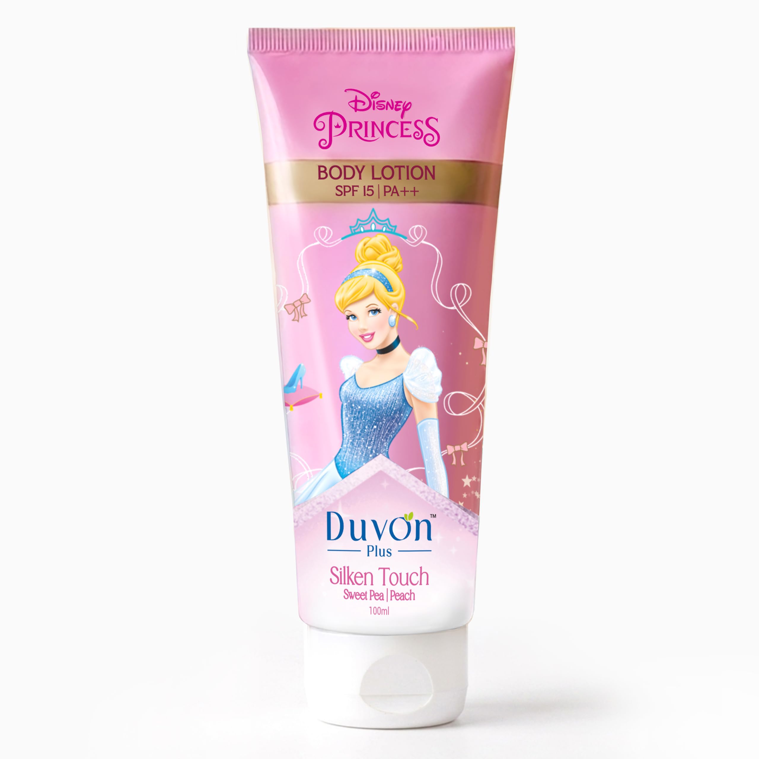 Disney Princess Body Lotion SPF 15 PA++ for Kids | Sweet Pea & Peach | Dermatologically Tested | Paraben Free | 100ml (Princess - Silken Touch)-picture-42