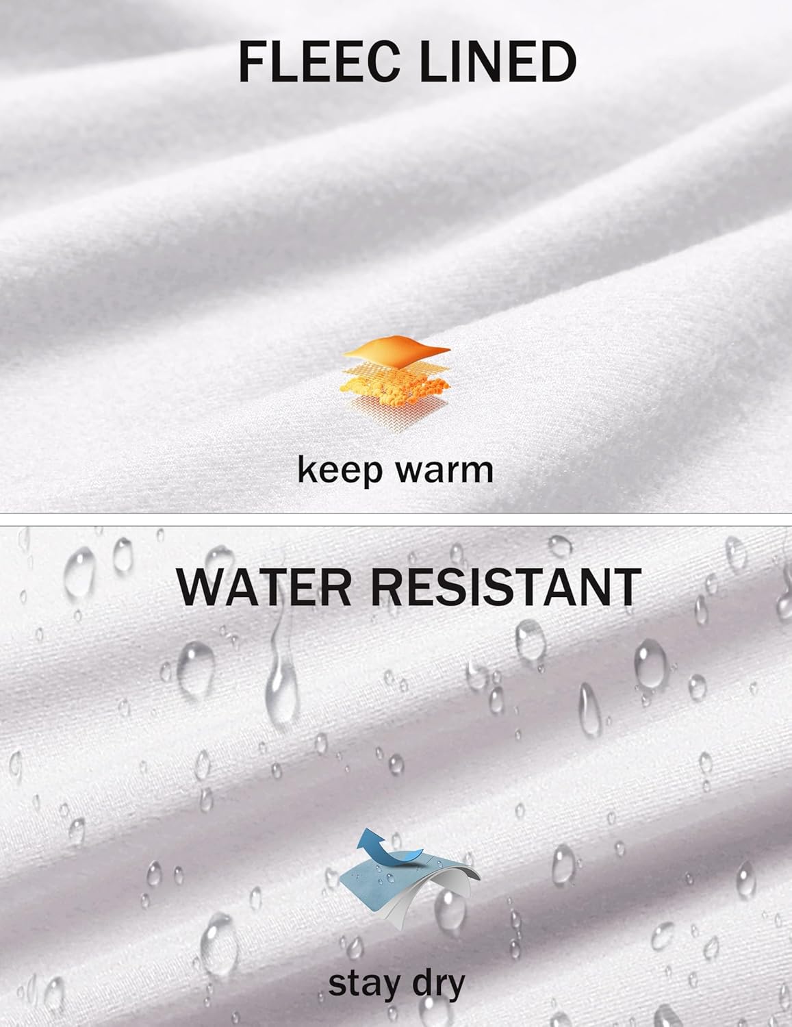 Arshiner Girls Fleece Lined Leggings High Waist Water Resistant Warm Winter Tights Running Athletic Yoga Pants for Kids - Image 4