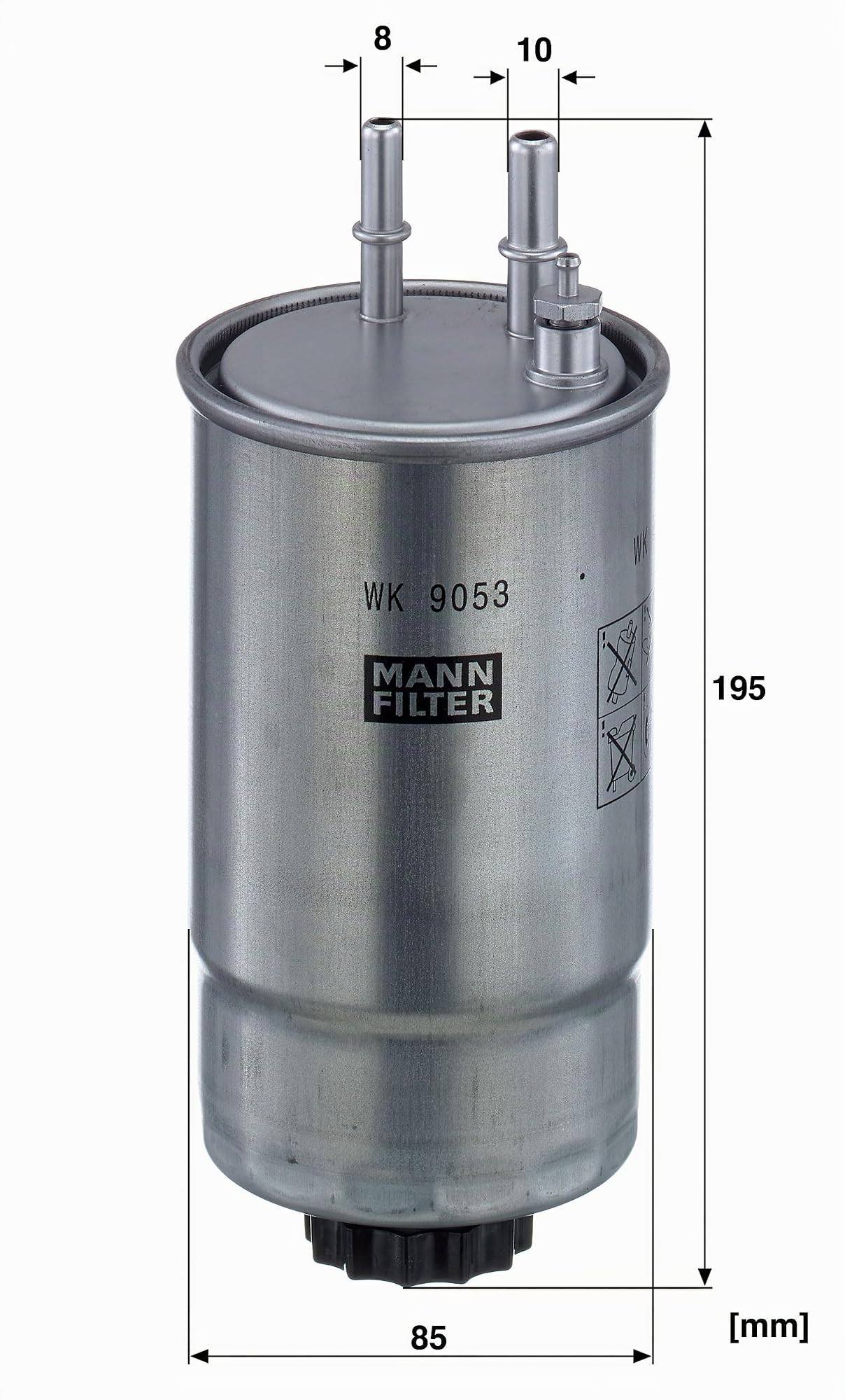 MANN-FILTER WK 9053 z Kraftstofffilter - für Pkw + Transporter
