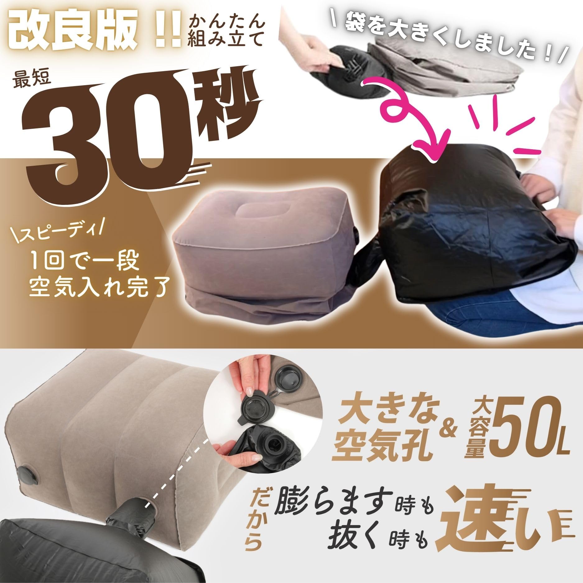 薄型 持ち運びも楽 静で空気を汚さない