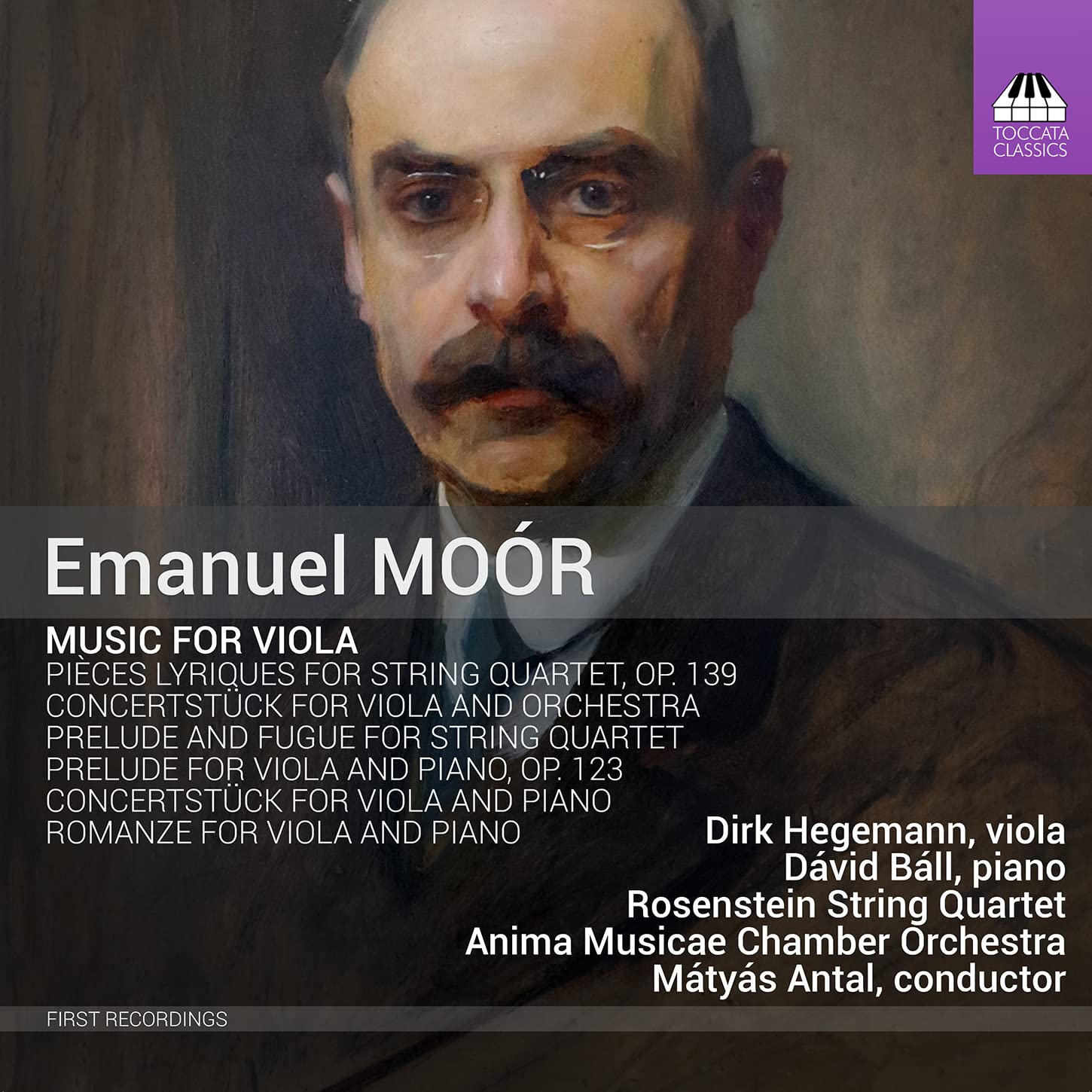 TOCC0650 Anima Chamber Orchestra Emanuel Moor: Music For Viola CD TOCC0650 NEW