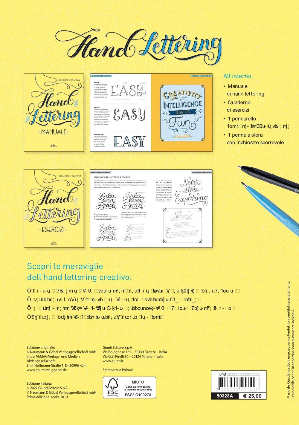 Hand lettering. Alfabeti creativi. Con 2 penne Pentel