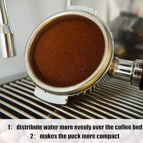 Miniatura 3 de Pantalla de disco de café espresso de 2.303 in Filtro de café de acero inoxidable Pantalla de disco de café reutilizable para ducha inferior