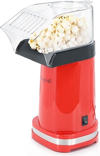 MegaChef Popcorn Popper, fabricante de palomitas de maíz, popper eléctrico de aire caliente