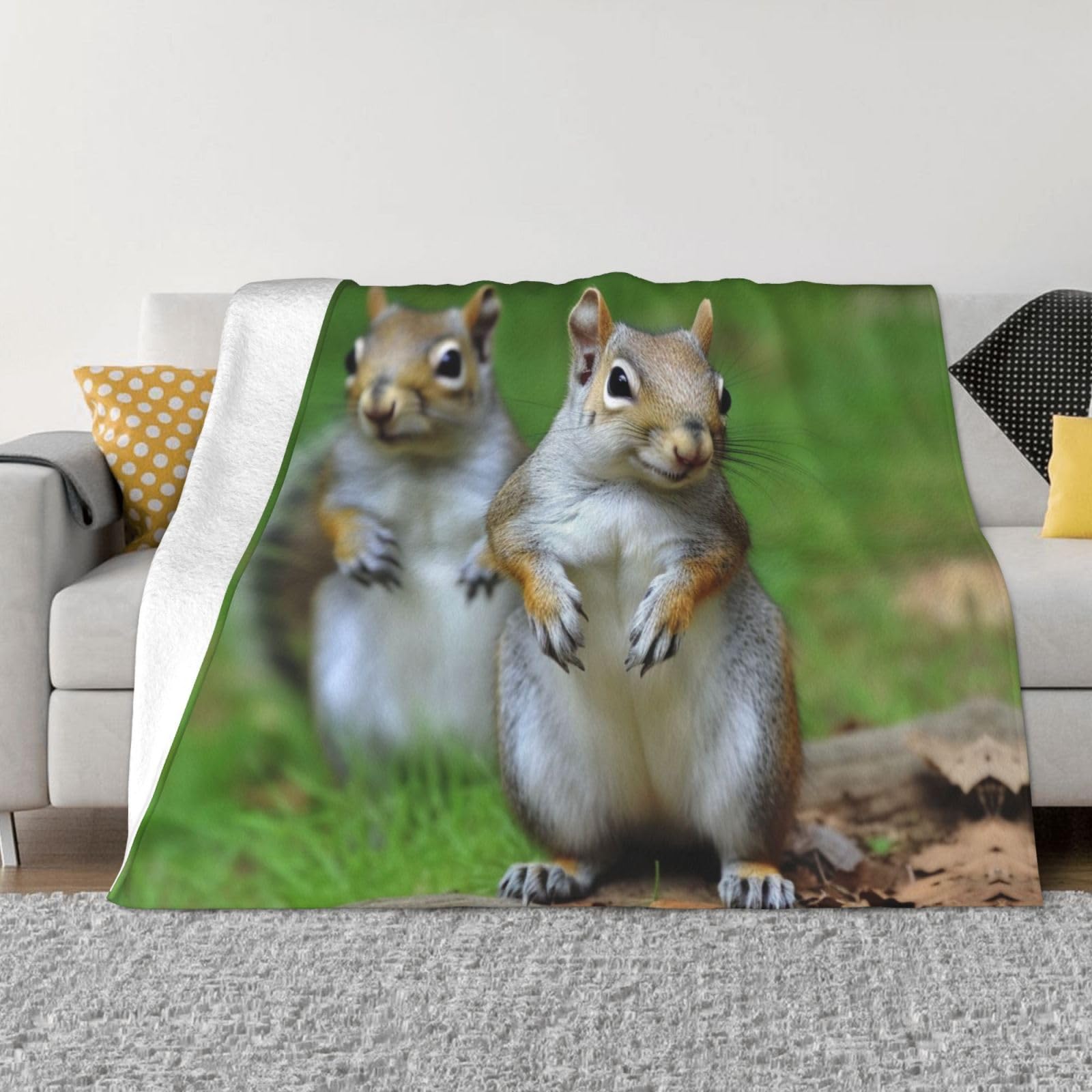 Couverture polaire légère Squirrel2 contre le froid nocturne sur votre lit