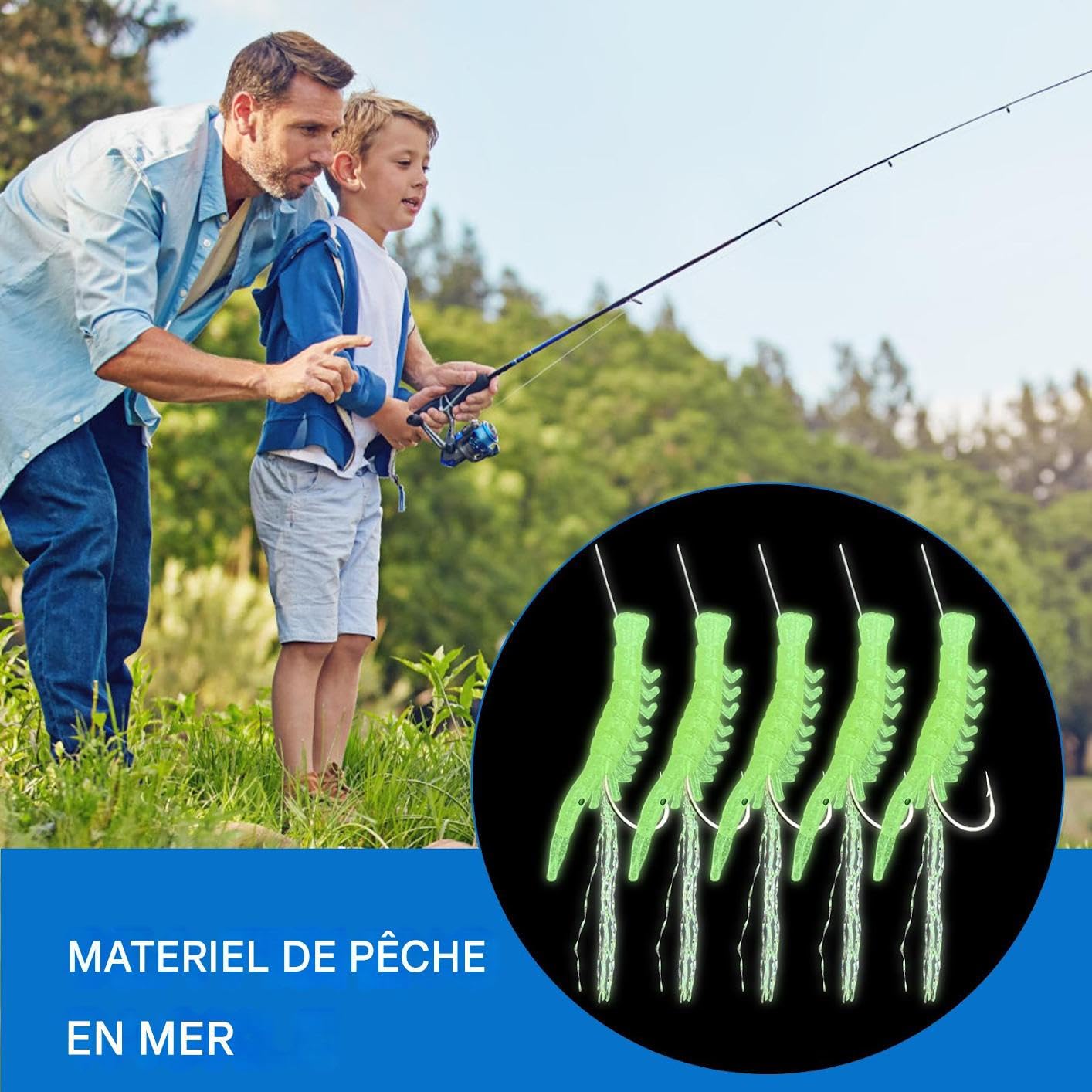 Hameçons pour Bar Leurres Et Appâts De Pêche Réalistes