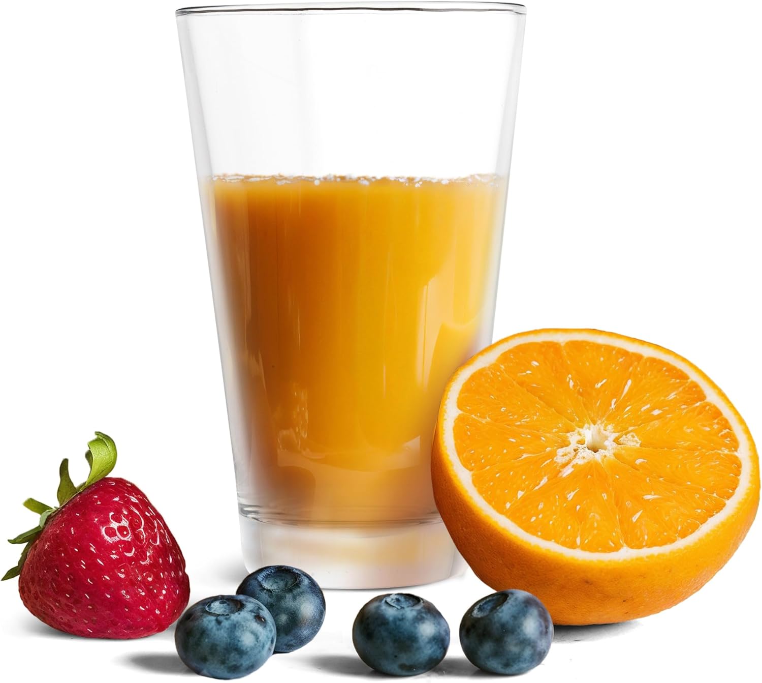 Vikko Drinking Glasses, 9.5 Ounce Water Tumblers, Set of 6 All Purpose Glass Cups, Thick and Durable Tapered Design, Dishwasher Safe, Tall Glass Tumblers