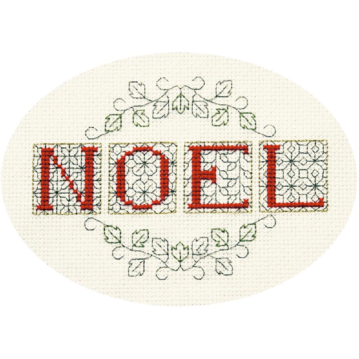 Bothy Threads Cross Stitch Kit - Christmas Card - Noel