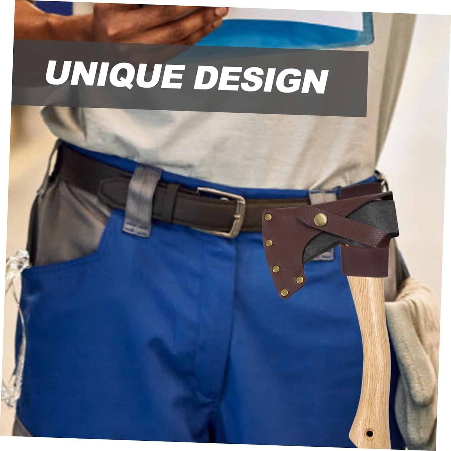 Uonlytech Axe Protective Cover for Outdoor Tools Sturdy Hatchet Protector Sheath for Camping and Hiking Suitable for Survival Gear