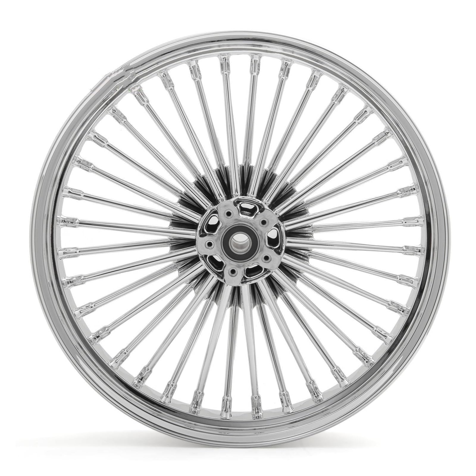 Piasta Pasuje do Dyna Fat Bob FXDF Low Rider FXDL Street Bob FXDB szeroki Glide 08-17 Fat Spoke przód 21 "3.5" felga Obręcz Przedniego Koła(Silver)