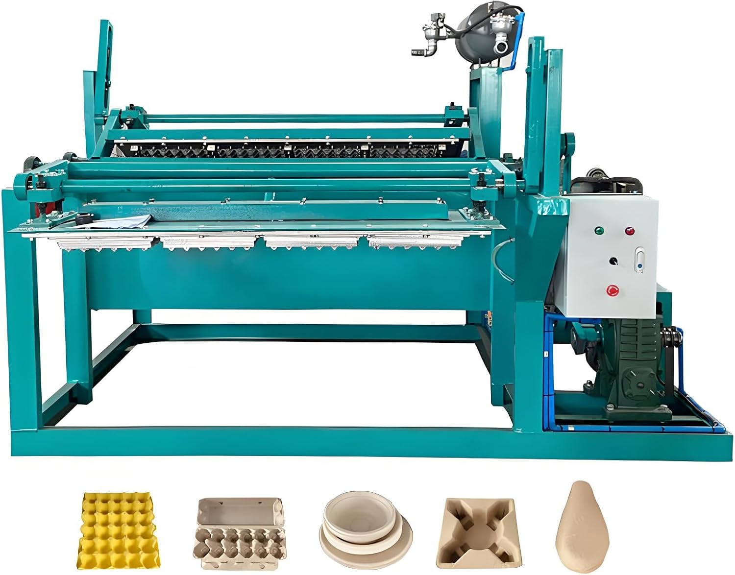Egg Tray Making Machine Industrial Automatic System High Capacity Pulp Molding Line for Egg Carton Fruit Tray Packaging Production Equipment