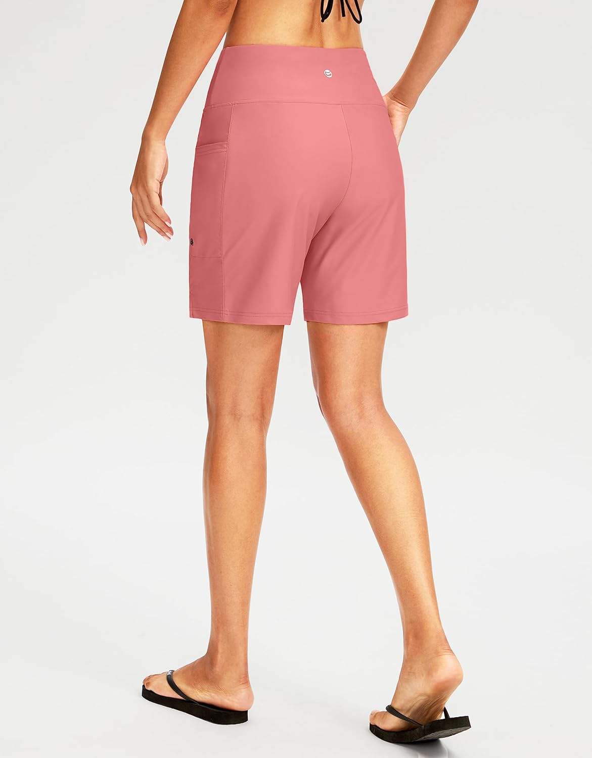G Gradual Women's 7" Long Swim Board Shorts High Waisted Quick Dry Beach Swimming Shorts for Women with Liner Pockets - Image 4