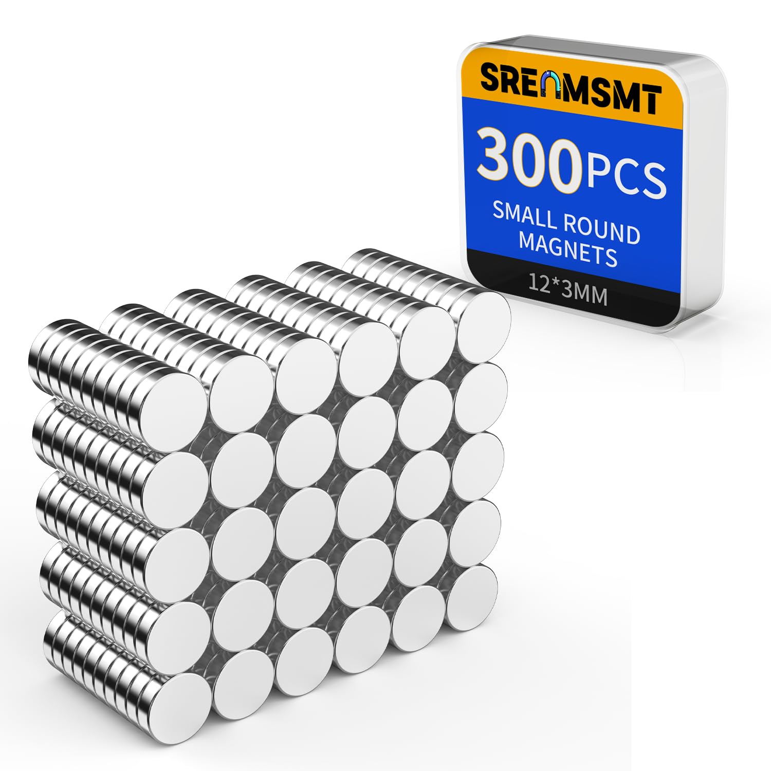 Round Magnets, 6x3mm Neodymium Magnet for Crafts, 150 Pack — Amazon image 8
