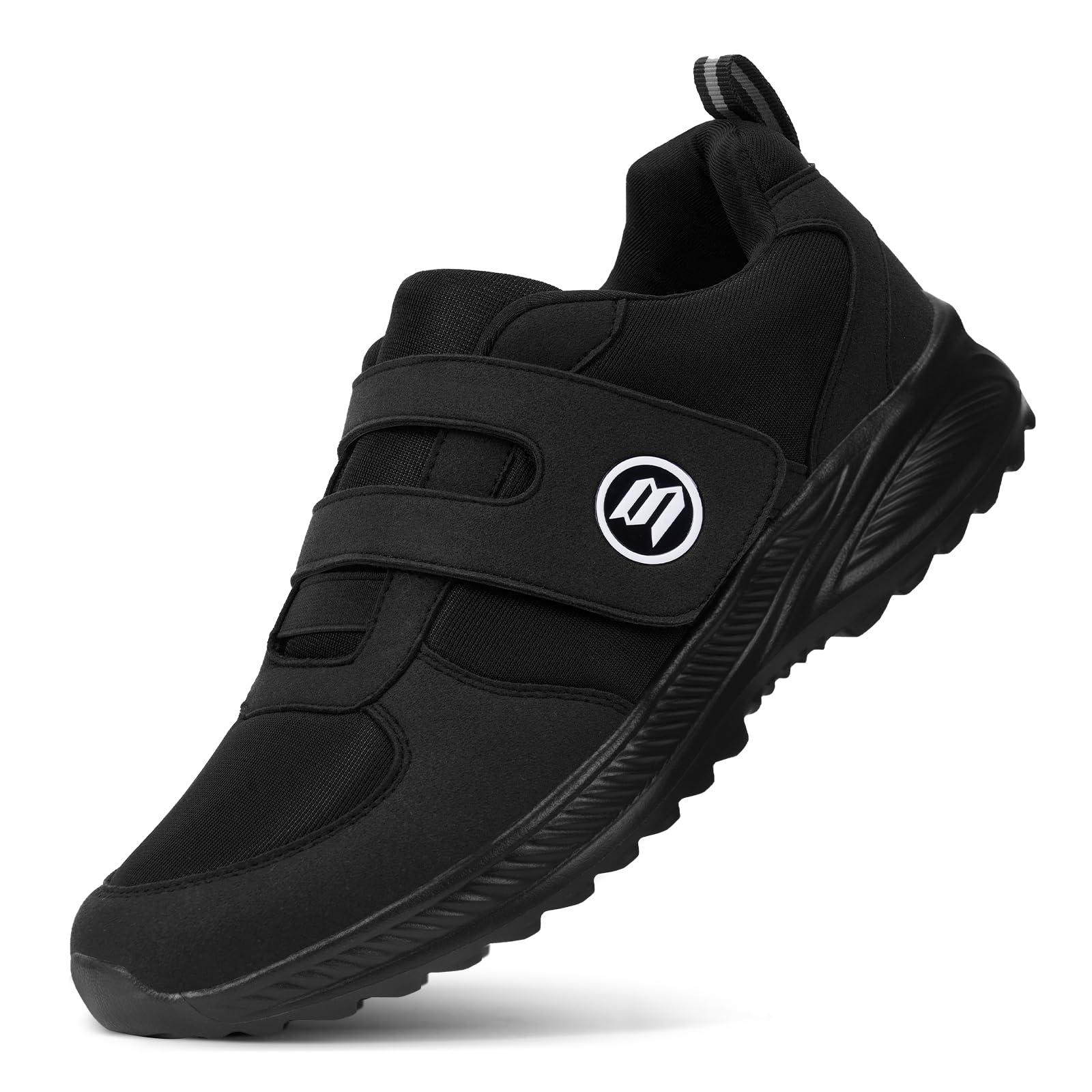 Bigzagger Diabetiker Schuhe Herren Damen Extra Weit mit Klettverschluss Orthopädische Schuhe mit Memory Foam Sohle Nahtloser Ultraleicht Gesundheitsschuhe für Geschwollene Füße