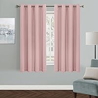 Vista 173 de MYSKY HOME - Cortinas opacas amarillas para sala de estar y dormitorio, cortinas de 84 pulgadas de largo, con ojales, cortinas de oscurecimiento