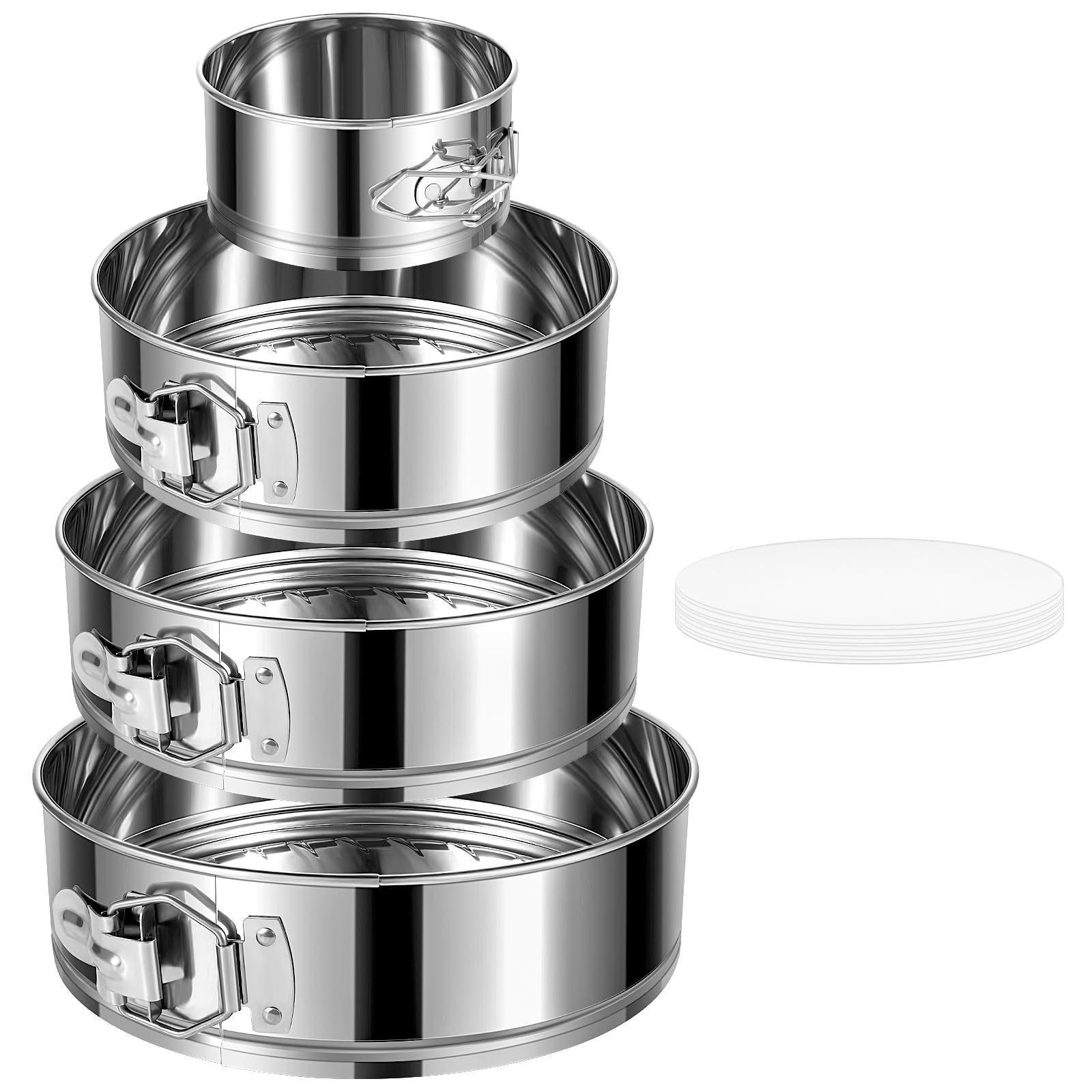 E-Gtong 4-piece Springform Pan Set