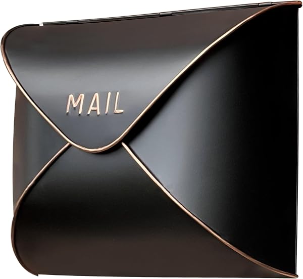 NACH MB-6941 Cassetta Postale in Nero e Rame