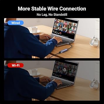 UGREEN USB - Ethernet Adaptörü, Tak ve Çalıştır Ethernet Adaptörü, Alüminyum Kabuk, 1Gbps Gigabit RJ45 - USB 3.0 Ağ Dongle, Nintendo Switch, Laptop, MacBook, Windows, macOS, Linux ile Uyumlu