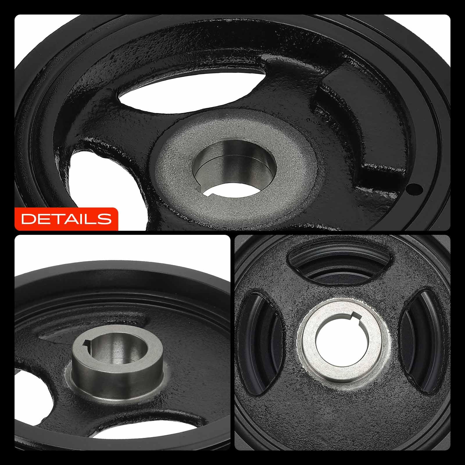 Frankberg Puleggia dell'albero motore 123035284R | Compatibile con: S.a.n.d.e.r.o III, Twingo III BCA BCM, Clio V B7