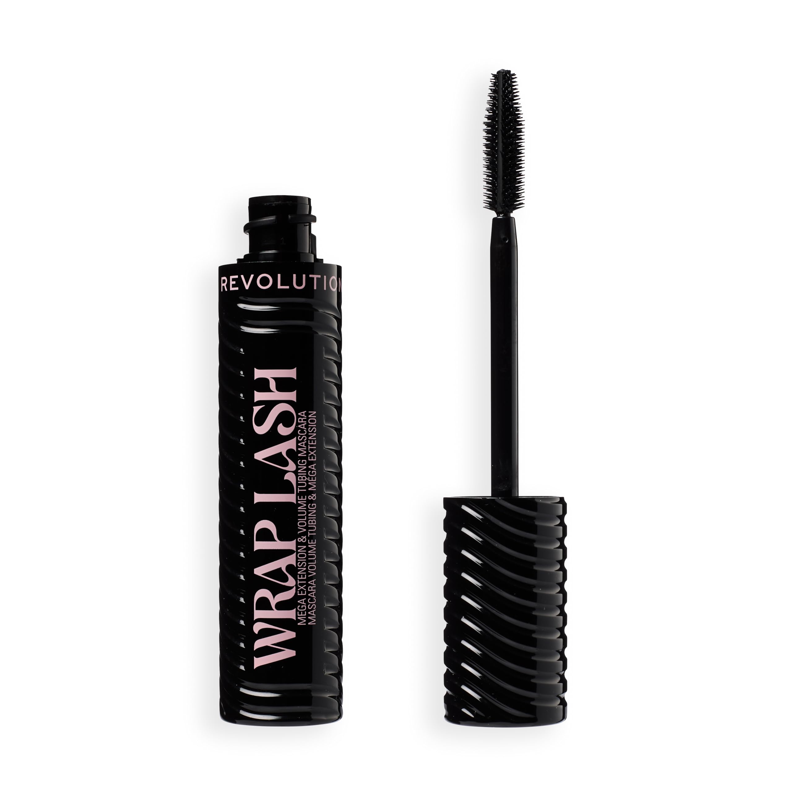 Revolution Wrap Lash, Tubing Mascara, Smudge-Proof, Water-Resistant, for Length & Volume, Vegan & Cruelty-Free, Ultra Black, 8.5ml