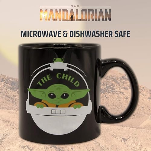 Miniatura 3 de Taza de café de cerámica de Buffalo Star Wars The Mandalorian The Child Stands