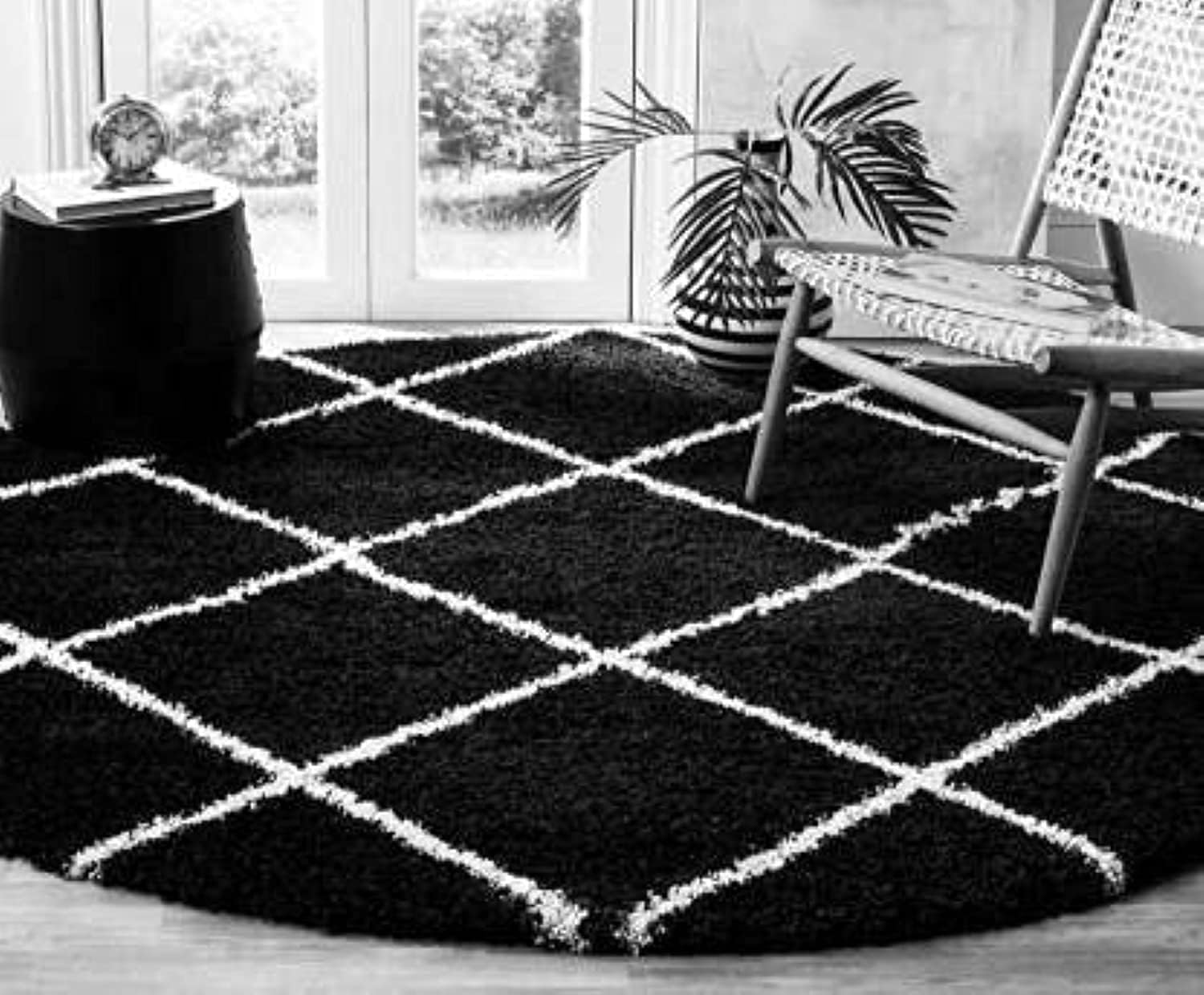 Soft Shaggy Round Carpet - Cozy Home Decor -26