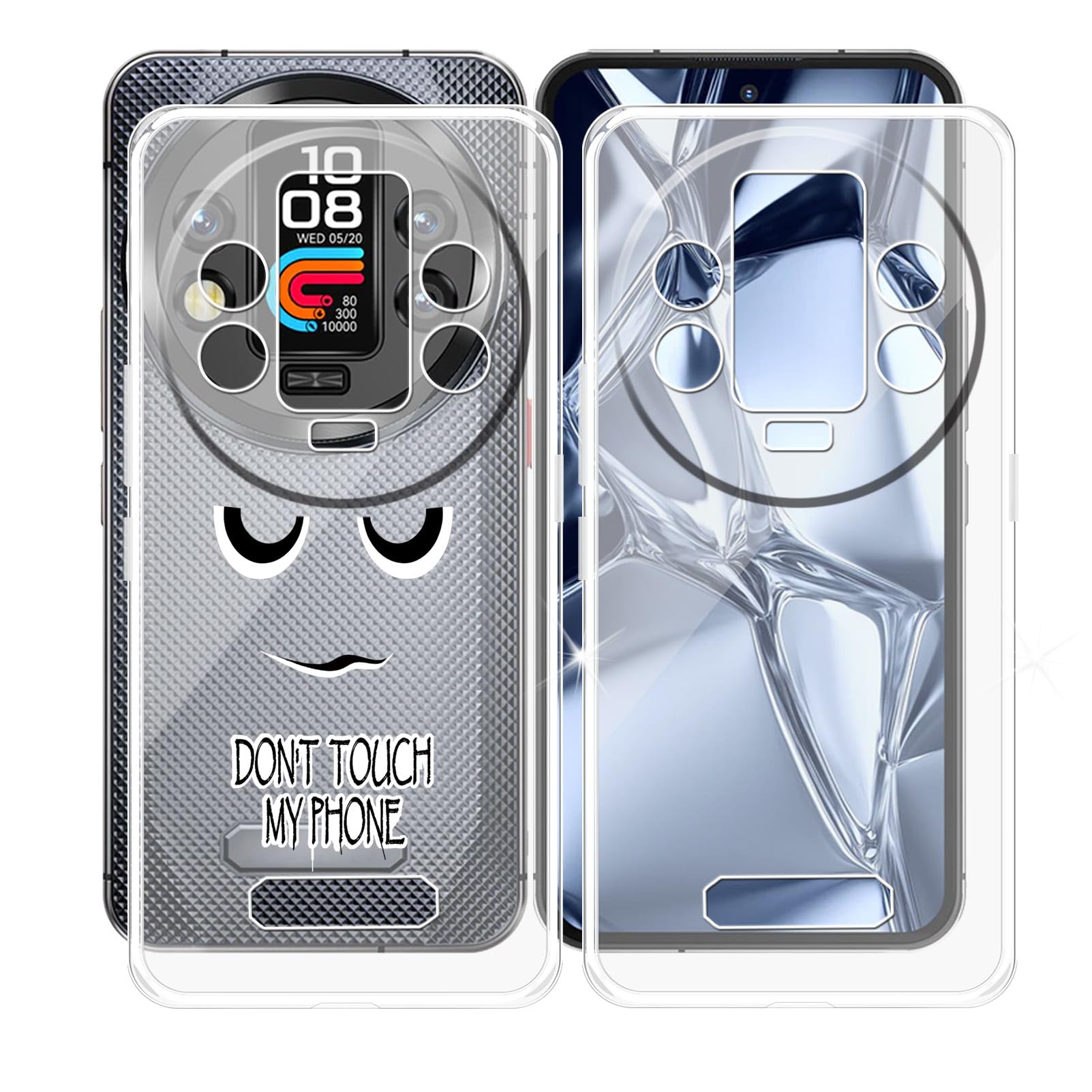 Phone Case for Oukitel WP200 Pro (6.7"), 2 Pieces Silicone Ultra Slim Shockproof Protection Case for Oukitel WP200 Pro, Anti-Yellowing Anti-Scratch