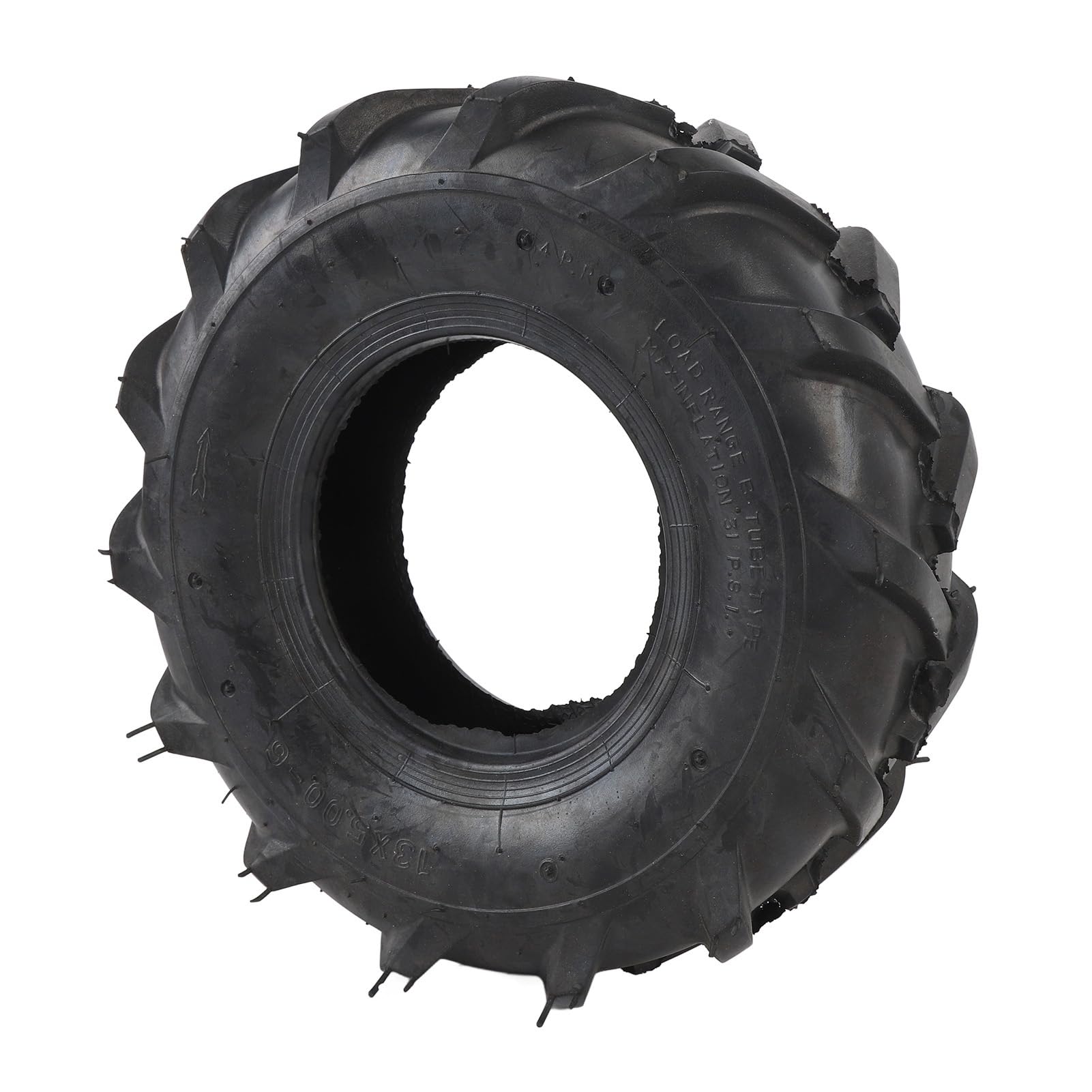 13x5.00-6 Pneu Tubeless Antidérapant Souffleuse à Neige Pneu de Tracteur de Pelouse 6 Pouces Pneu Tubeless