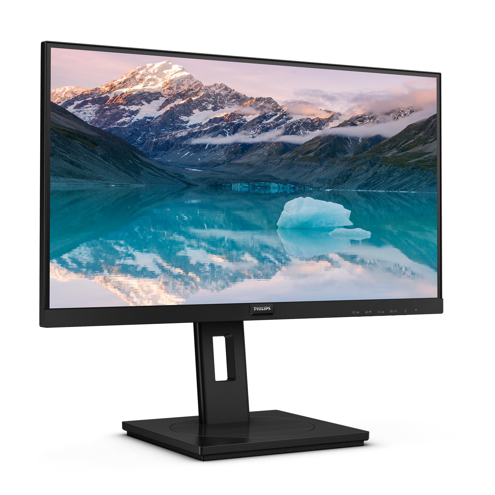Philips 222S9JML - 21.5 inch Full HD monitor, height adjustable, speakers (1920x1080, 75 Hz, HDMI, DisplayPort) black