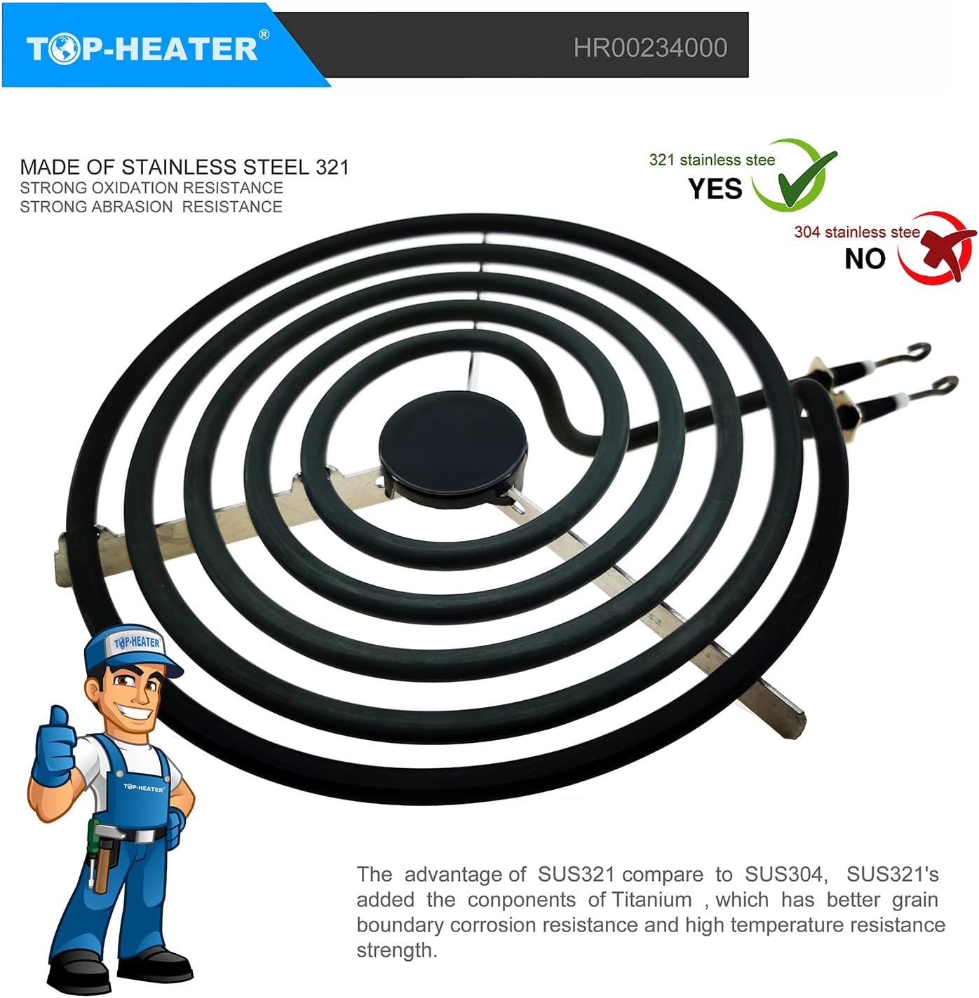 MP21YA(234000) 8'' & MP15YA(233750) 6'' Stove burner
