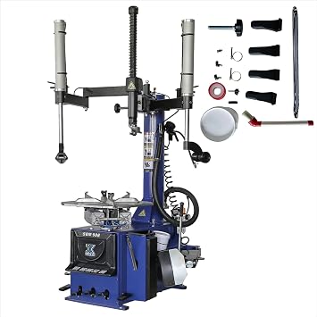 XK-988 Tire Changer Wheel Changers Machine Dual Helper Arm and Air Bead Blaster New 2.0 Horsepower for Tire Size 12-24 Inches with 12 Month Parts Replacement