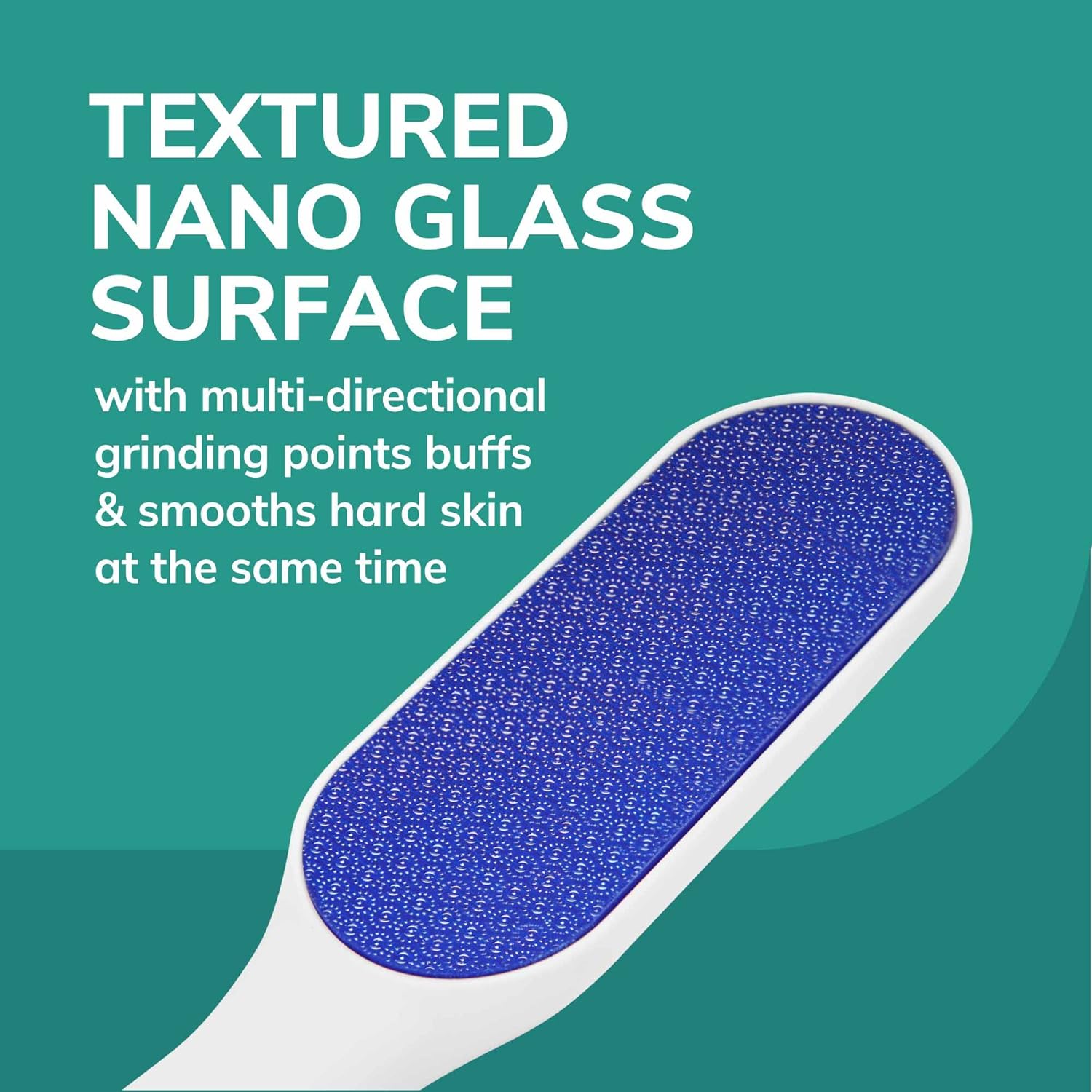 Dr. Scholl's Hard Skin Remover Nano Glass Foot File - Callus Remover, Foot Scrubber : Beauty & Personal Care