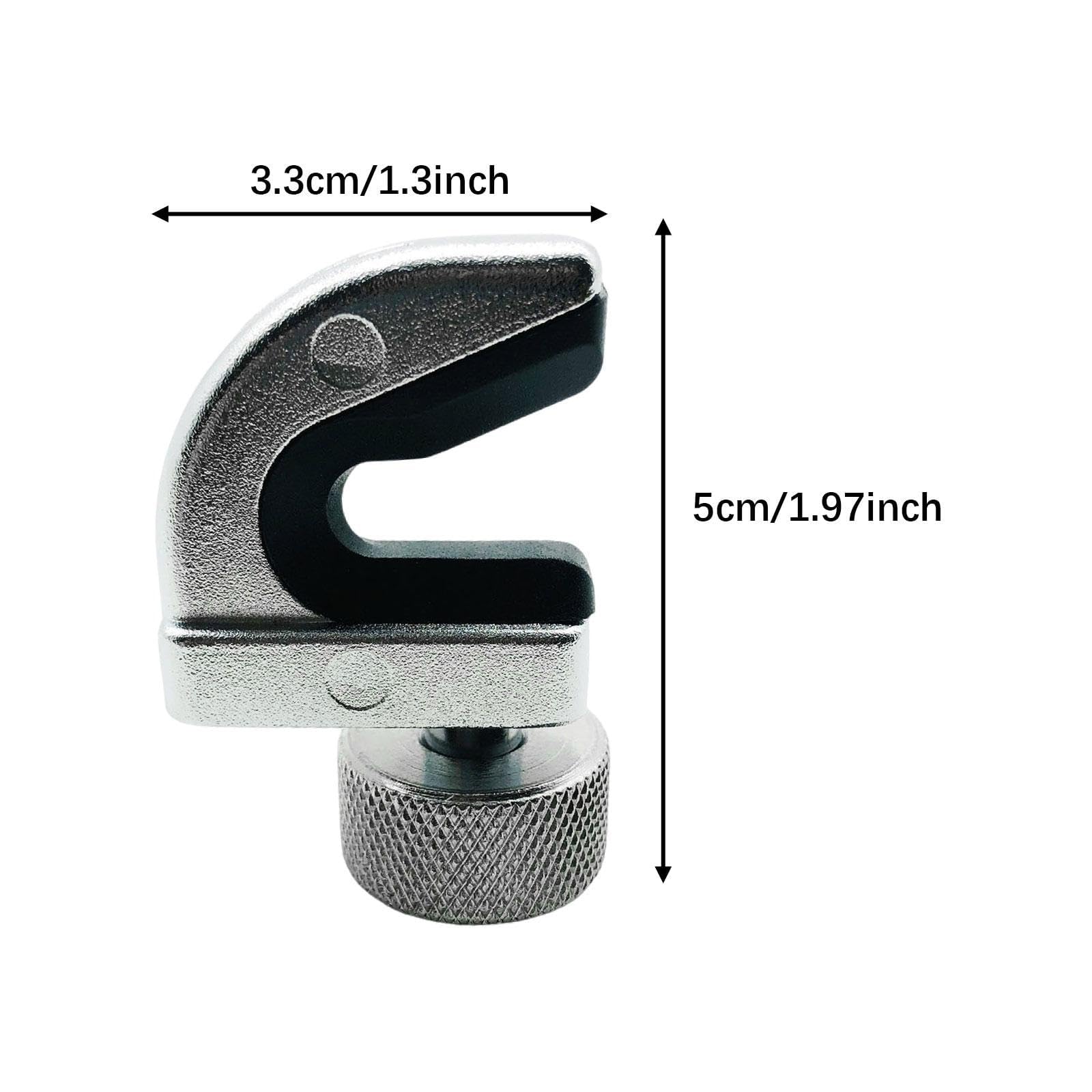 Pince de Fixation Fixe en métal de Rechange, pièce de réparation pour Machine à Corder Les Raquettes de Tennis, Pince en U, de Rack de Badminton Portable à Assemblage Simple
