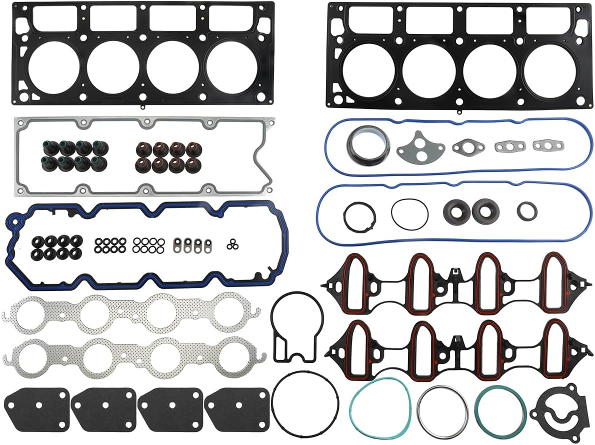DETOTI Fits 02-11 Chevrolet GMC Cadillac 5.3L 4.8L V8 OHV MLS Head Gasket Set HS26191PT