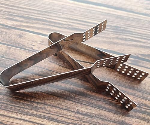 Miniatura 6 de Paquete de 2 exprimidores de bolsas de té de acero inoxidable, pinzas para bolsa de té de cocina, infusor de té de hierbas, soporte para bolsa de