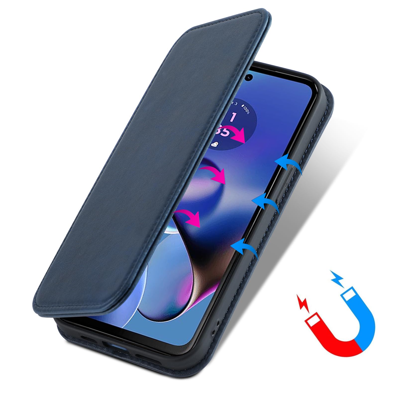 Amazon.co.jp: Motorola Moto G64 5G ケース 手帳型 wangChuan 