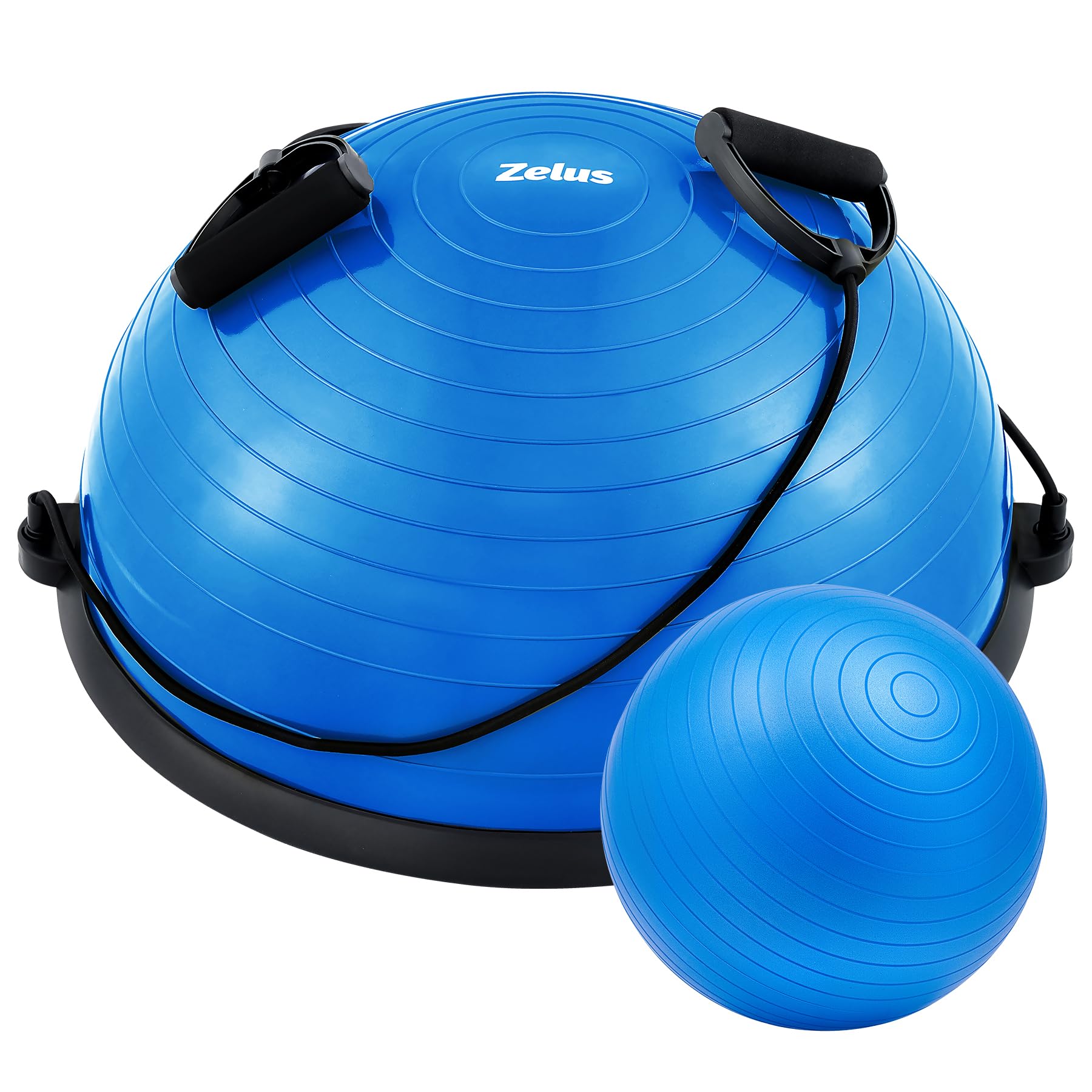 ZELUS 23 Inch Half Exercise Ball Stability Balance Board with
