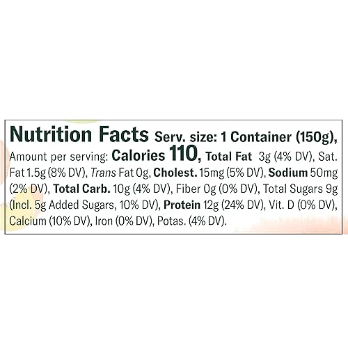 Miniatura 3 de Chobani Menos Azúcar Yogur griego bajo en grasa Clingstone Peach 5.3oz