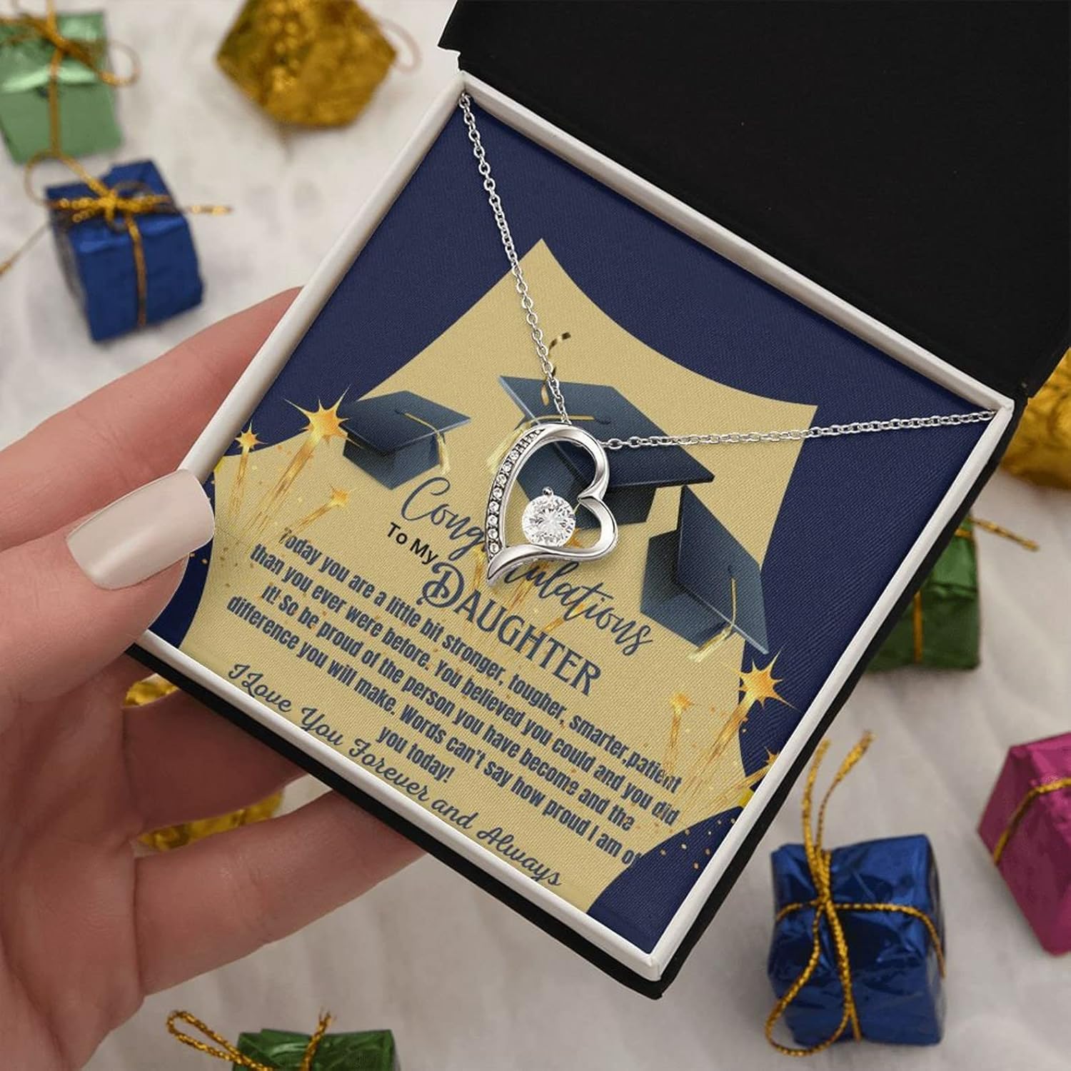 Miniatura 3 de ZephariO Graduation Necklace For Her 2023 - Graduation Necklace 2019 For Women, Cadenas De Plata 925 Para Mujer, Regalos Para Graduacion 2023,