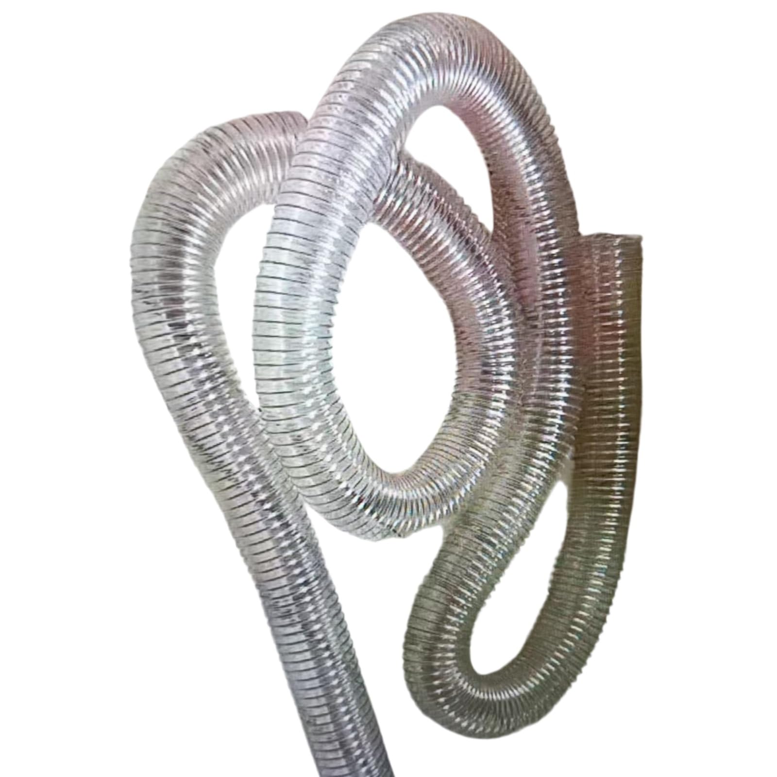 Tuyau flexible transparent en PU Ø155mm de 1m pour aspirateur industriel