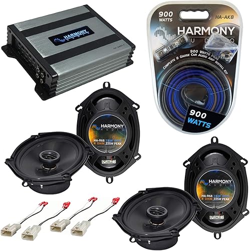 Harmony HA-R68 compatible con Mazda 626 1993-2002 con amplificador HA-A400.4 de fábrica paquete de repuesto de altavoz