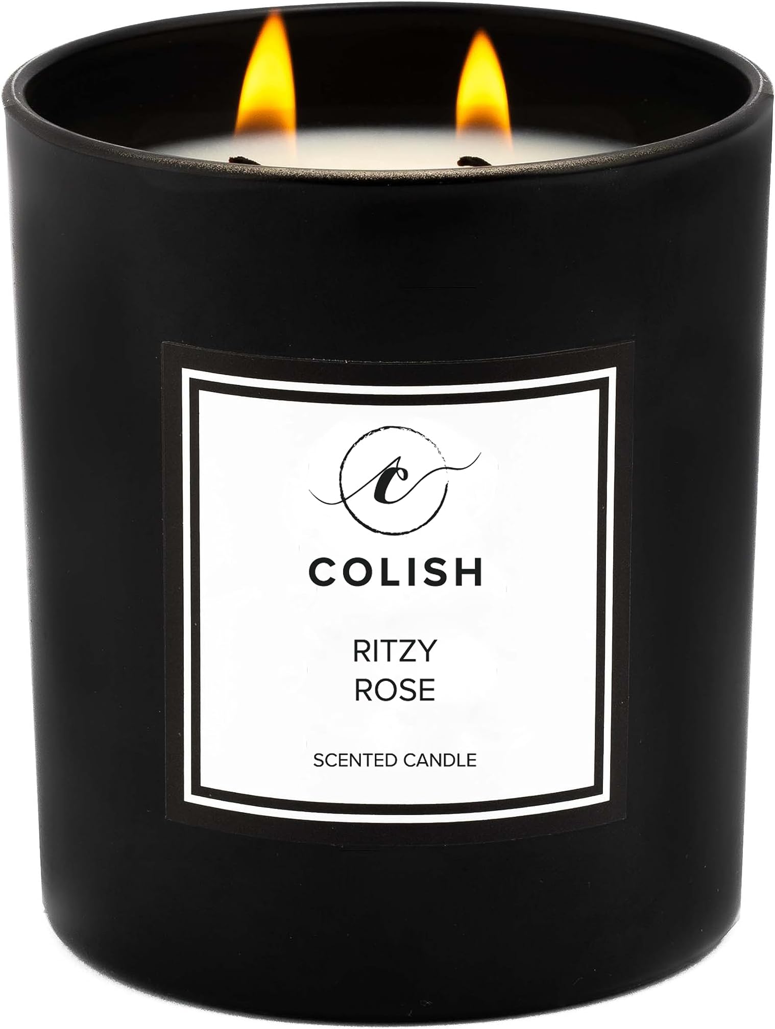Colish Scented Candle (Medium, Ritzy Rose)