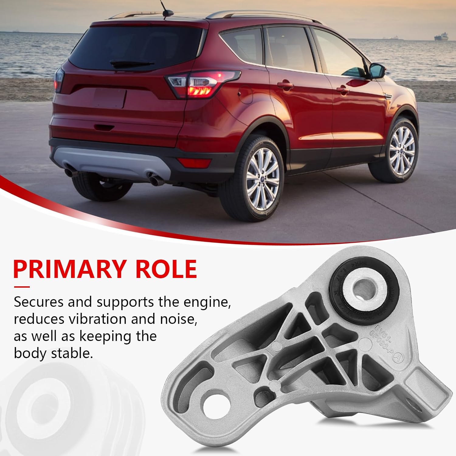 BV6Z-6E042-C Transmission Mounting Bracket for 2013-2019 Ford Escape 2015-2019 Lincoln MKC Replace# BV6Z-6E042-C BV61-6P093-PA (BV6Z-6E042-C)