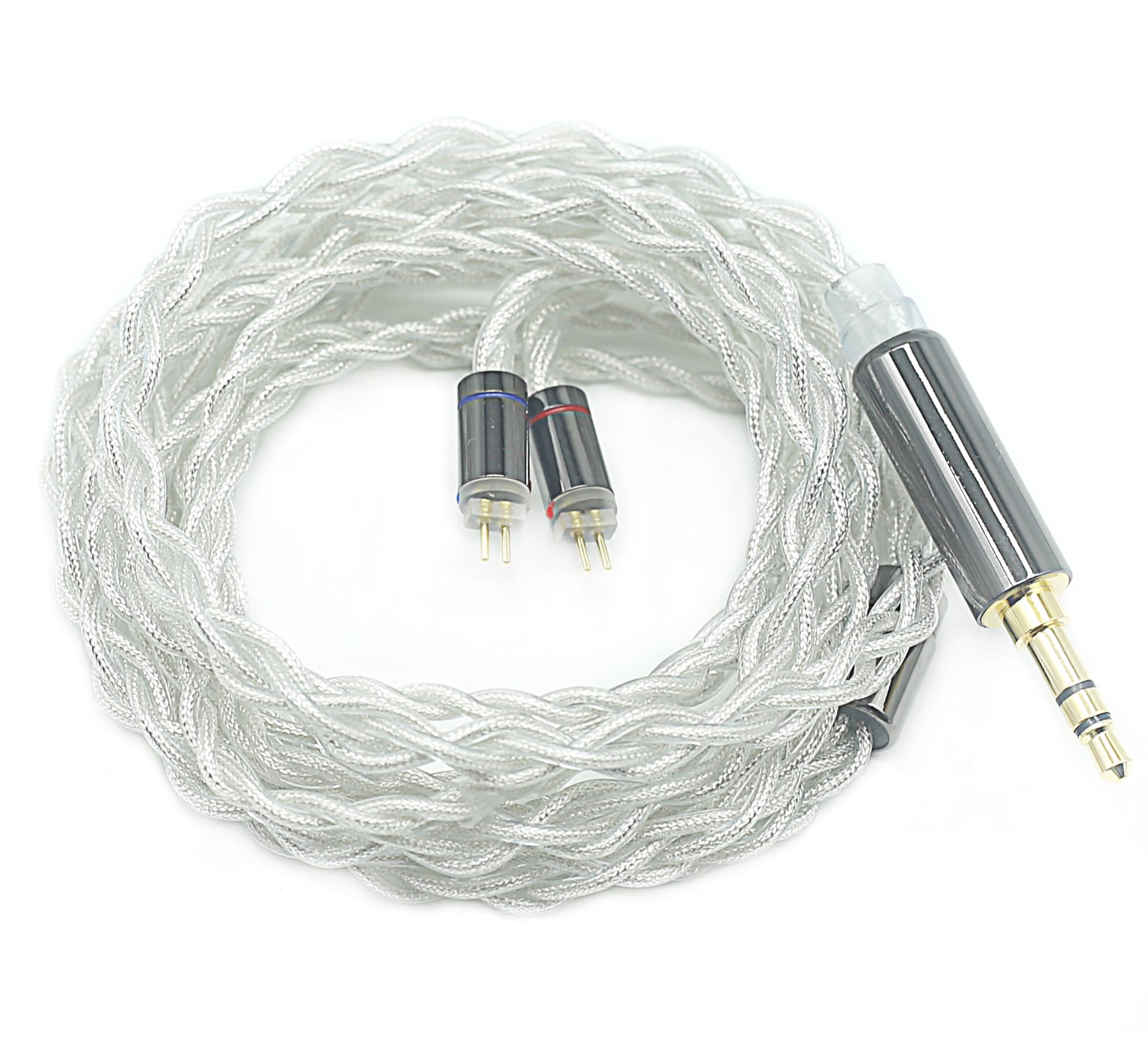 Amazon | 【JSHiFi-Werwolf】2pin3.5mmリケーブル単結晶銅銀メッキ線材